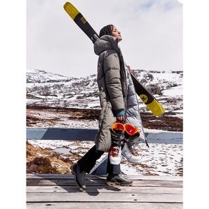 Parajumpers Down Long Reversible Water Resist Womens Coat Free People NWT size L